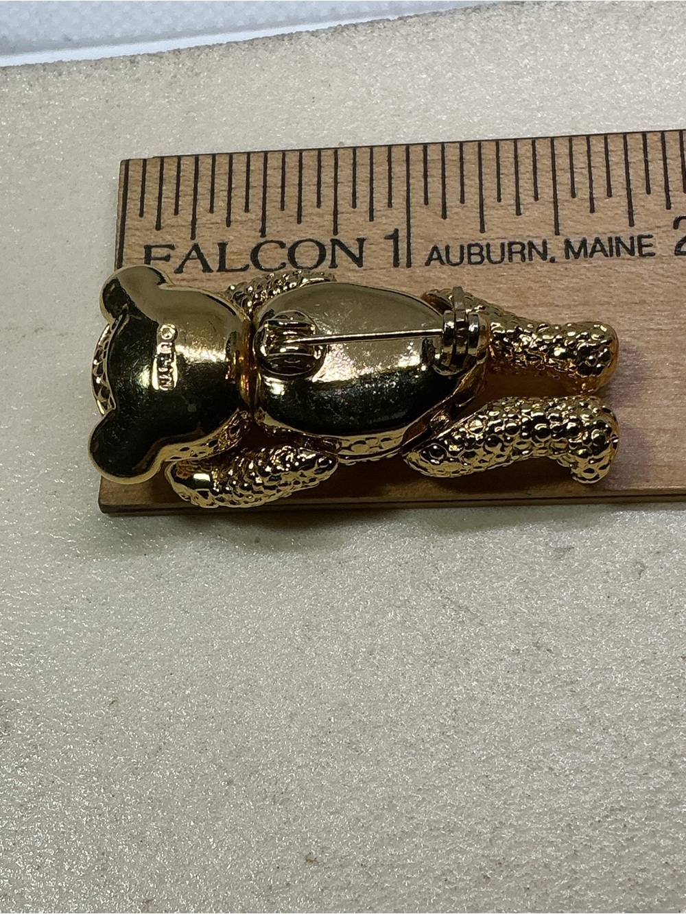 Vintage Napier Articulated Teddy Bear Pin/Brooch - Picture 9 of 10